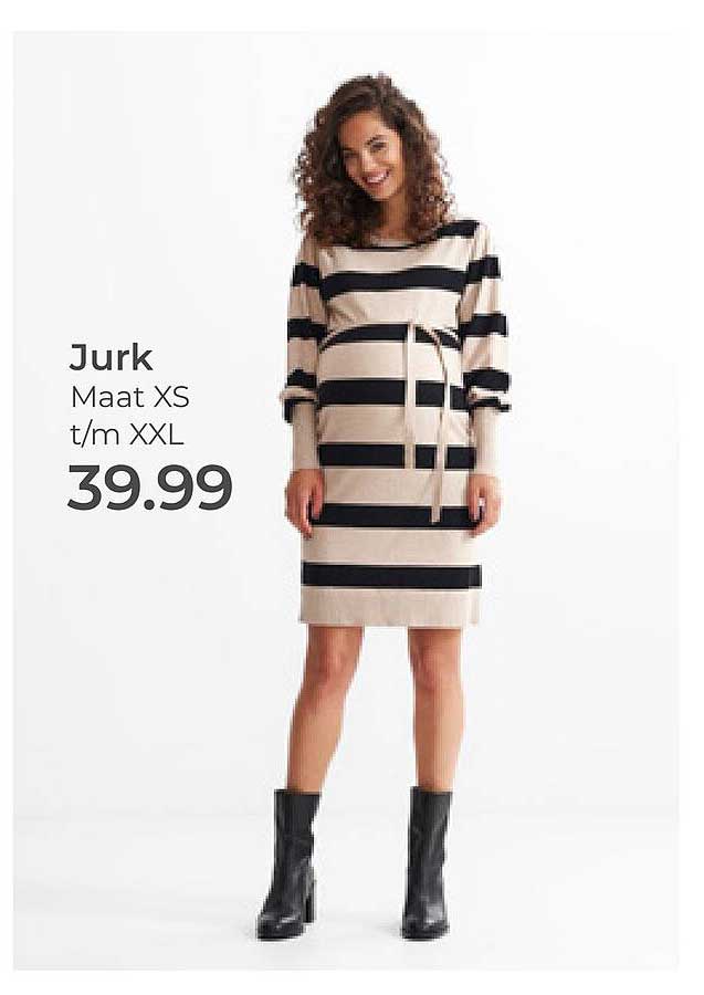 Jurk Maat XS t/m XXL