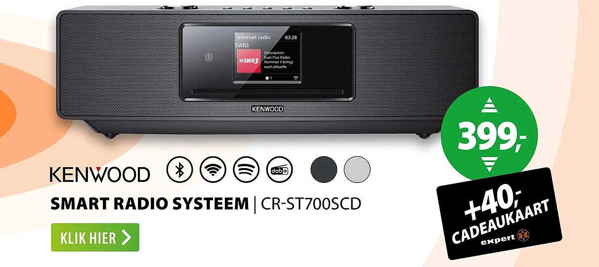 KENWOOD SMART RADIO SYSTEEM | CR-ST700SCD