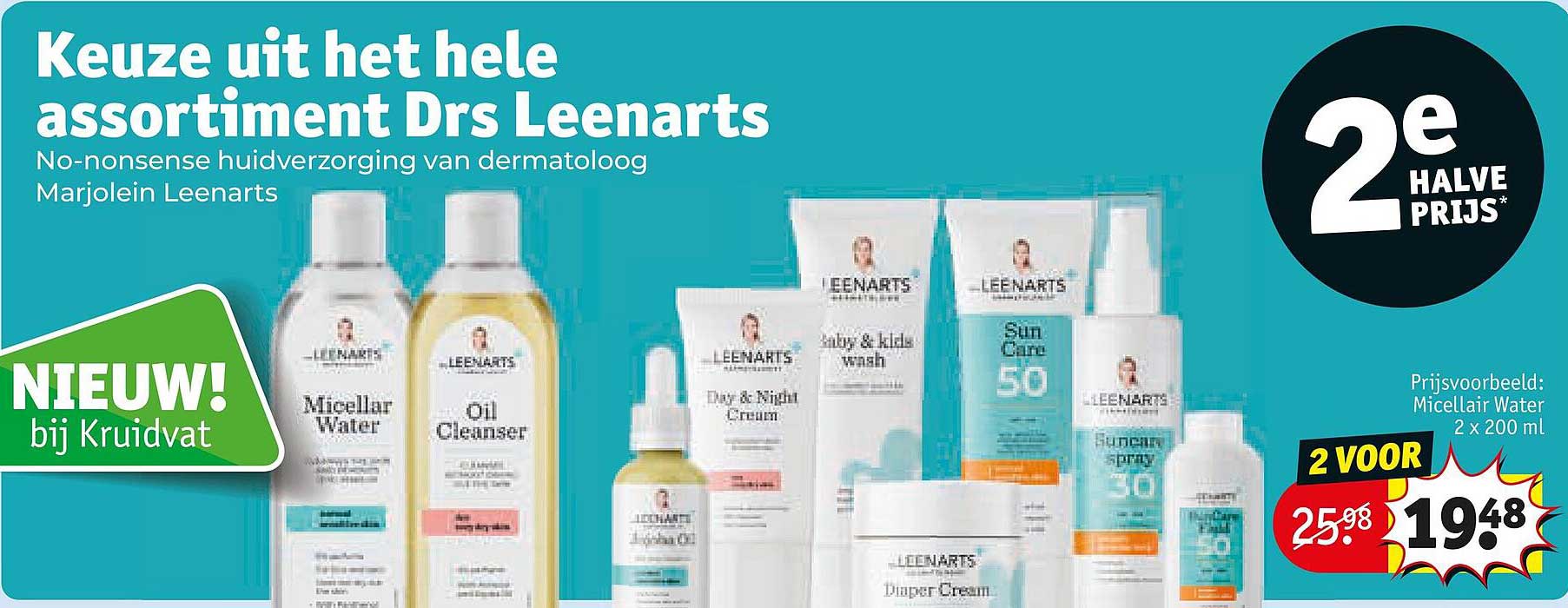 Keuze uit het hele assortiment Drs Leenarts 2e halve prijs