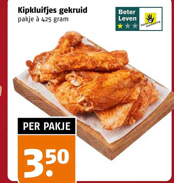 Kipkluifjes gekruid pakje à 425 gram