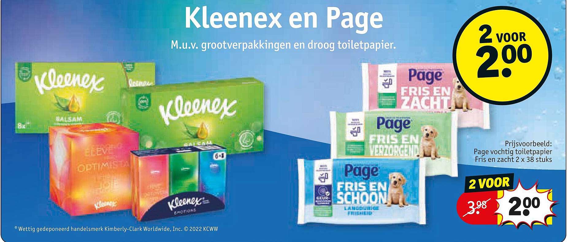 Kleenex en Page