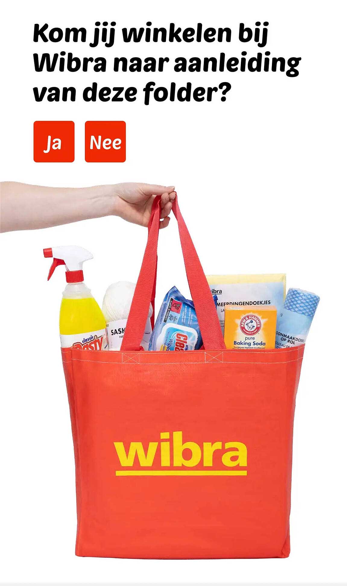 Kom jij winkelen bij Wibra naar aanleiding van deze folder?