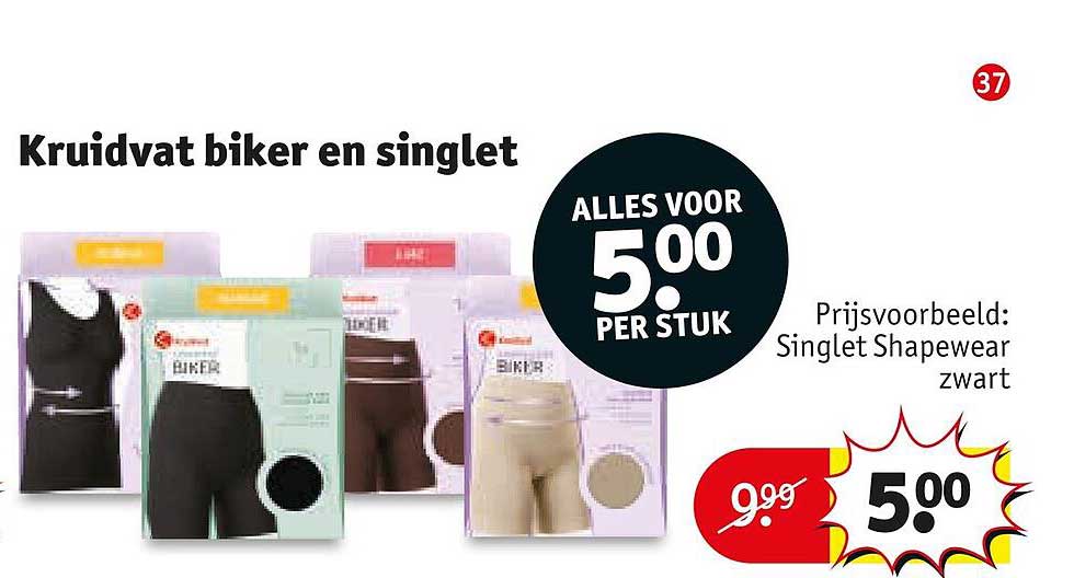 Kruidvat biker en singlet