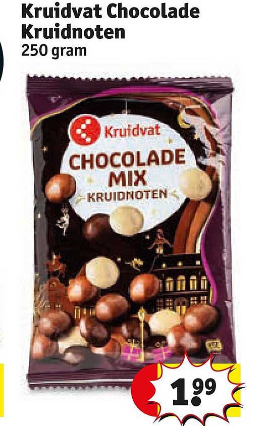 Kruidvat Chocolade Kruidnoten 250 gram