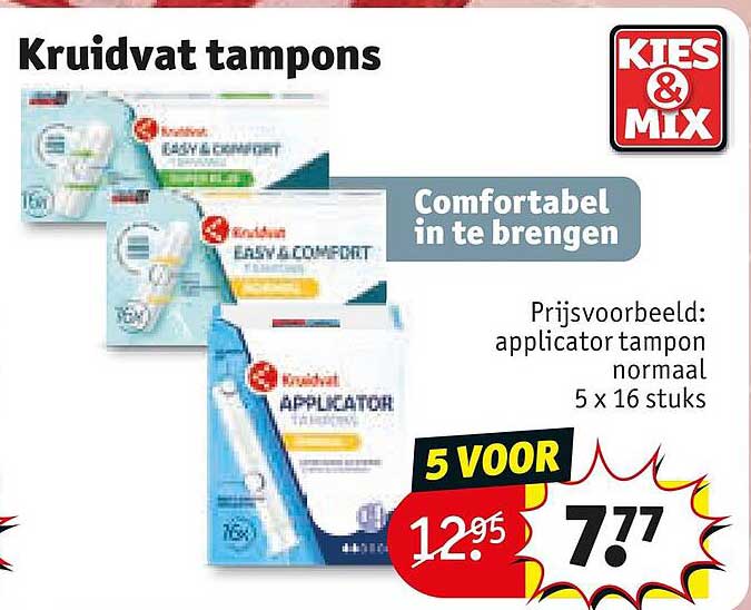 Kruidvat tampons