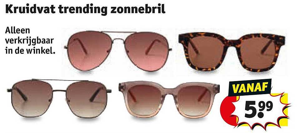 Kruidvat trending zonnebril