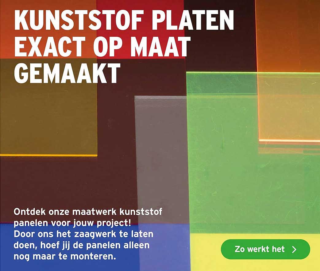 KUNSTSTOF PLATEN EXACT OP MAAT GEMAAKT