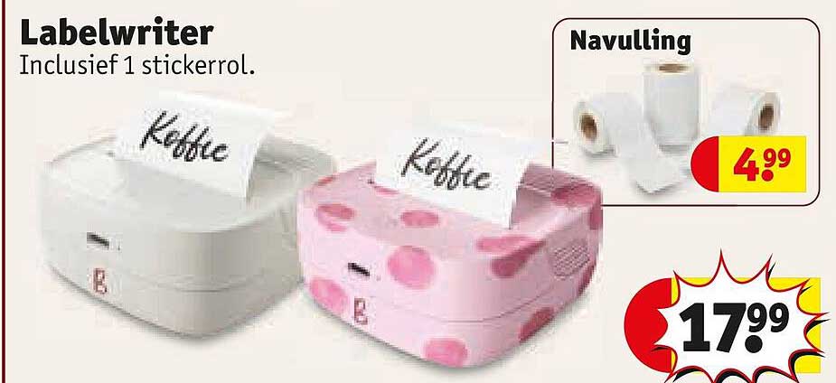 Labelwriter Inclusief 1 stickerrrol.