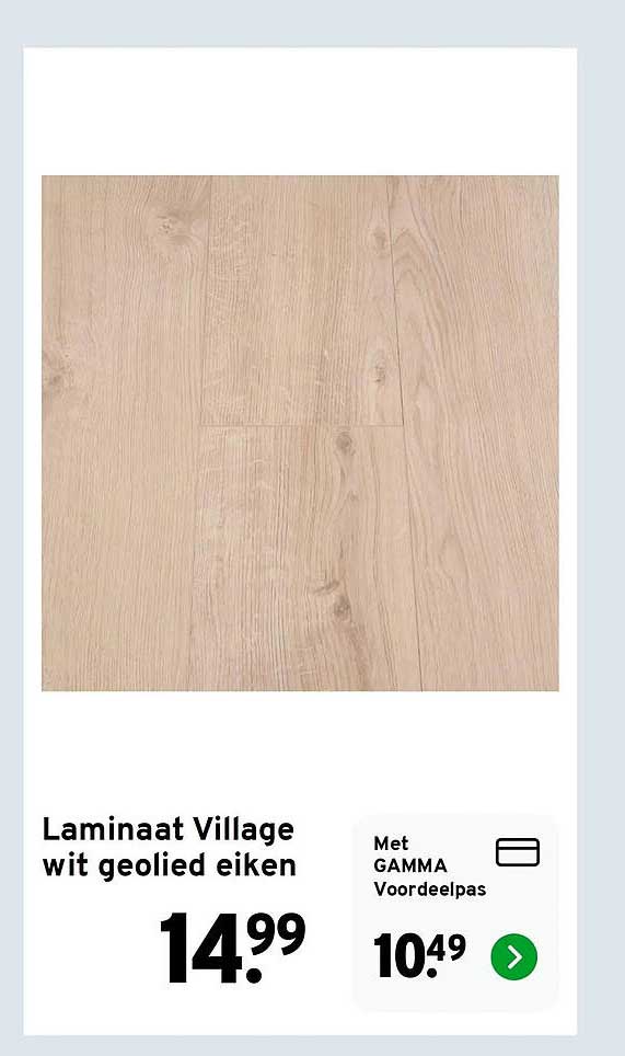 Laminaat Village wit geolied eiken