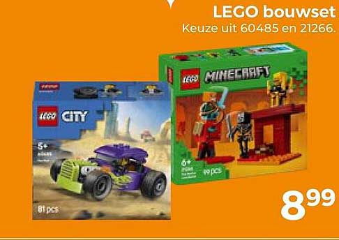 LEGO bouwset Keuze uit 60485 en 21266.