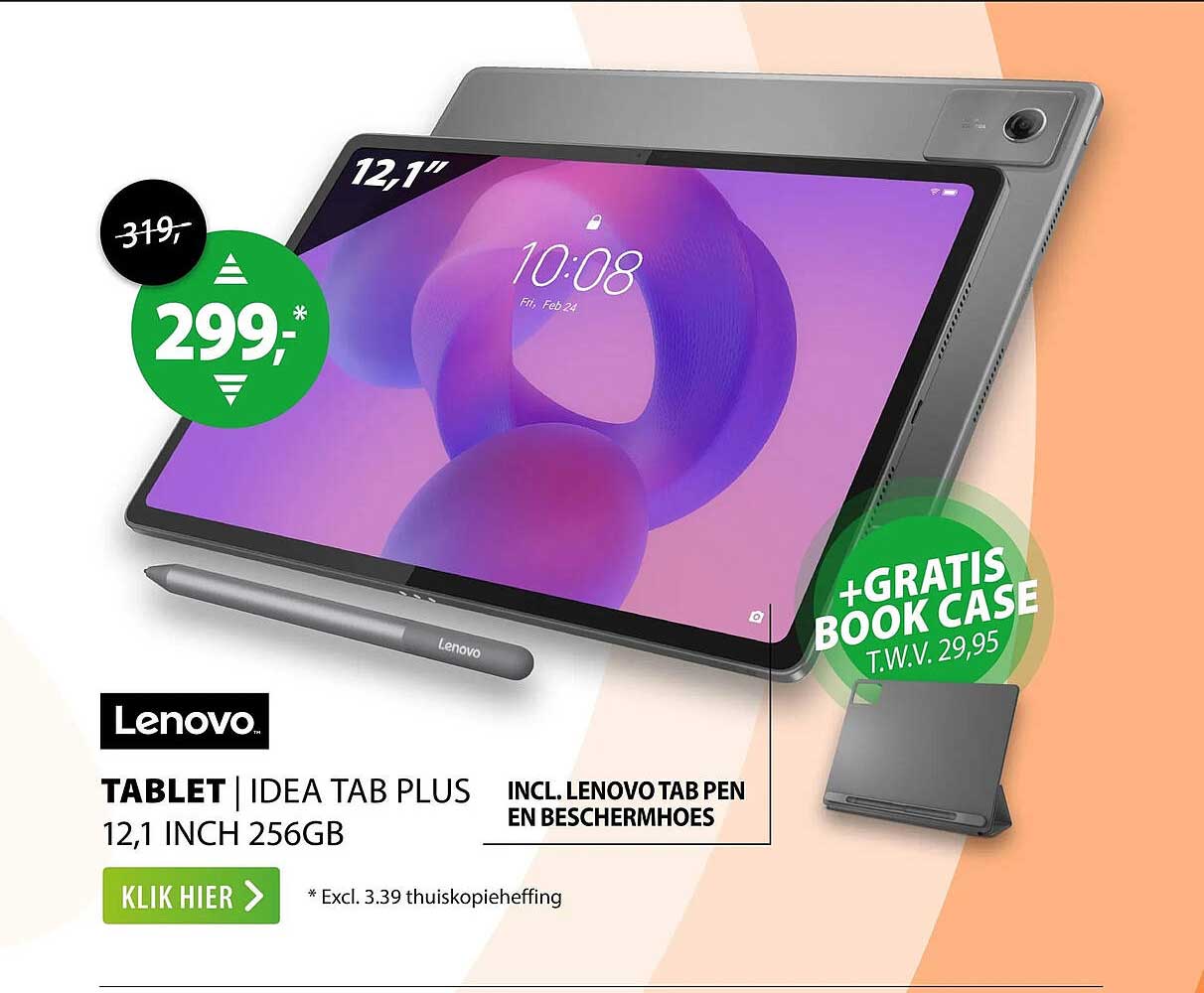 Lenovo Tablet | Idea Tab Plus 12,1 inch 256GB