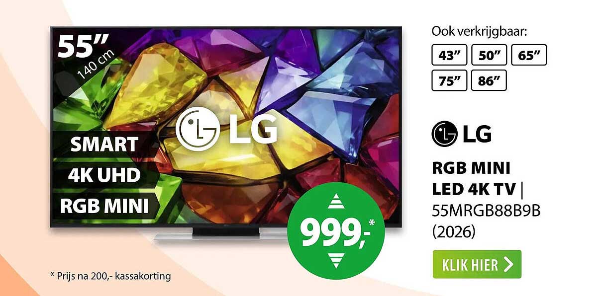 LG RGB MINI LED 4K TV | 55MRGB8B9B (2026)