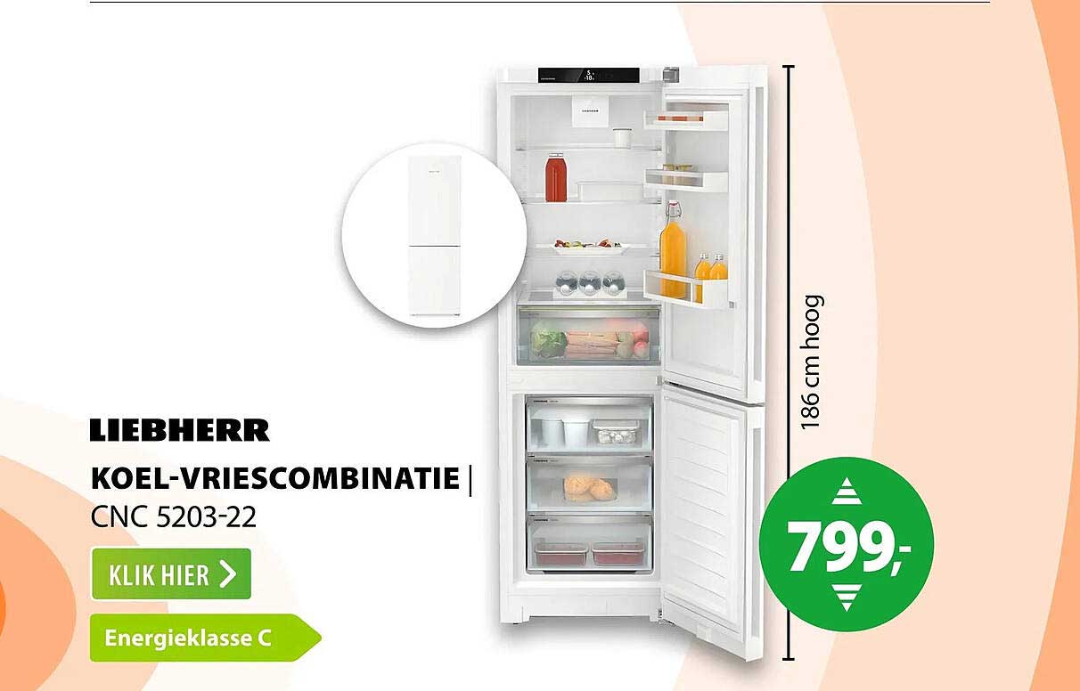 LIEBHERR KOEL-VRIESCOMBINATIE CNC 5203-22