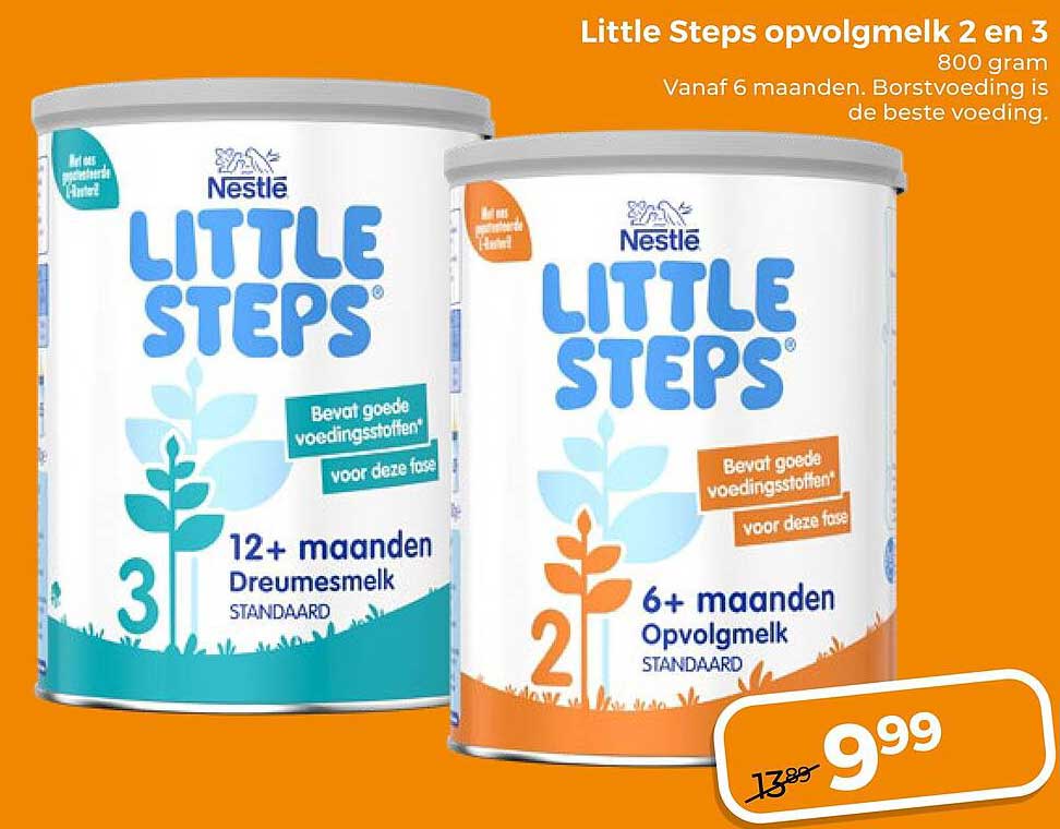Little Steps opvolgmelk 2 en 3 800 gram