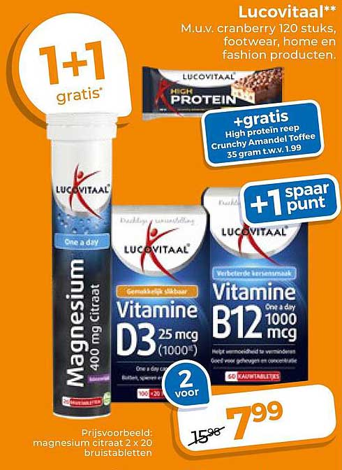 Lucovitaal** 1+1 gratis