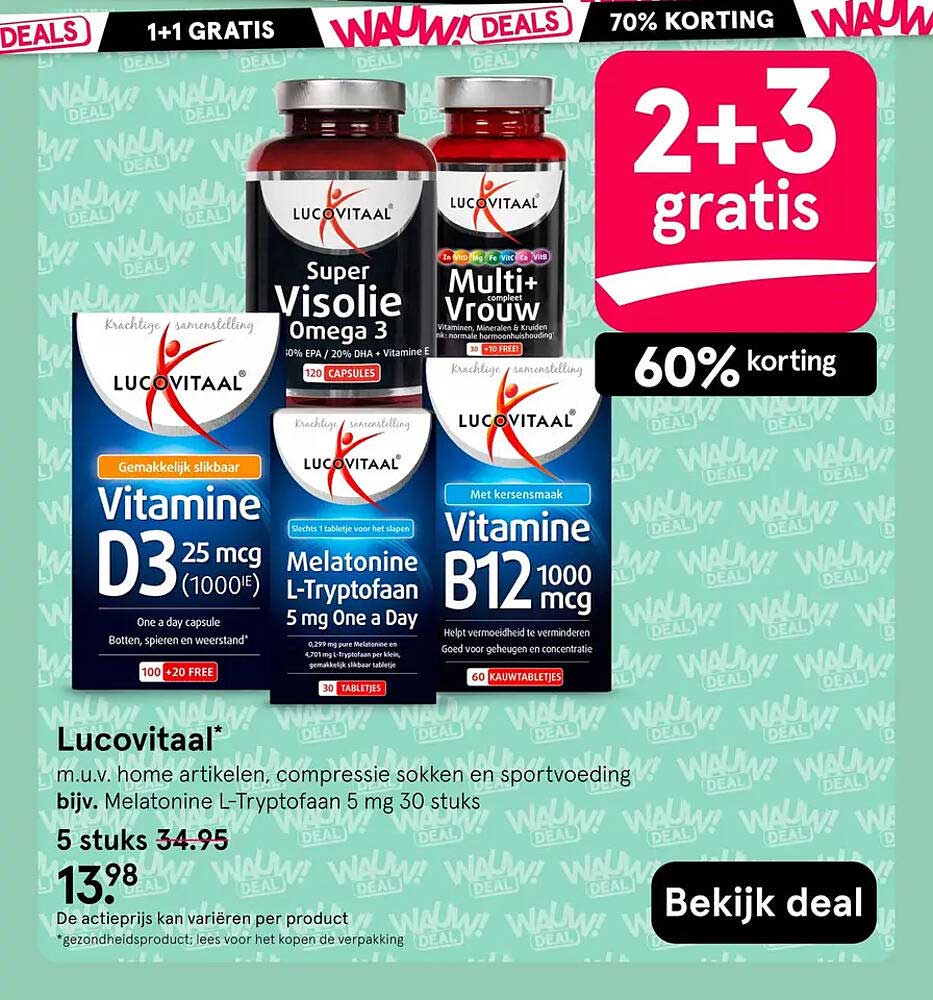 Lucovitaal 2+3 gratis