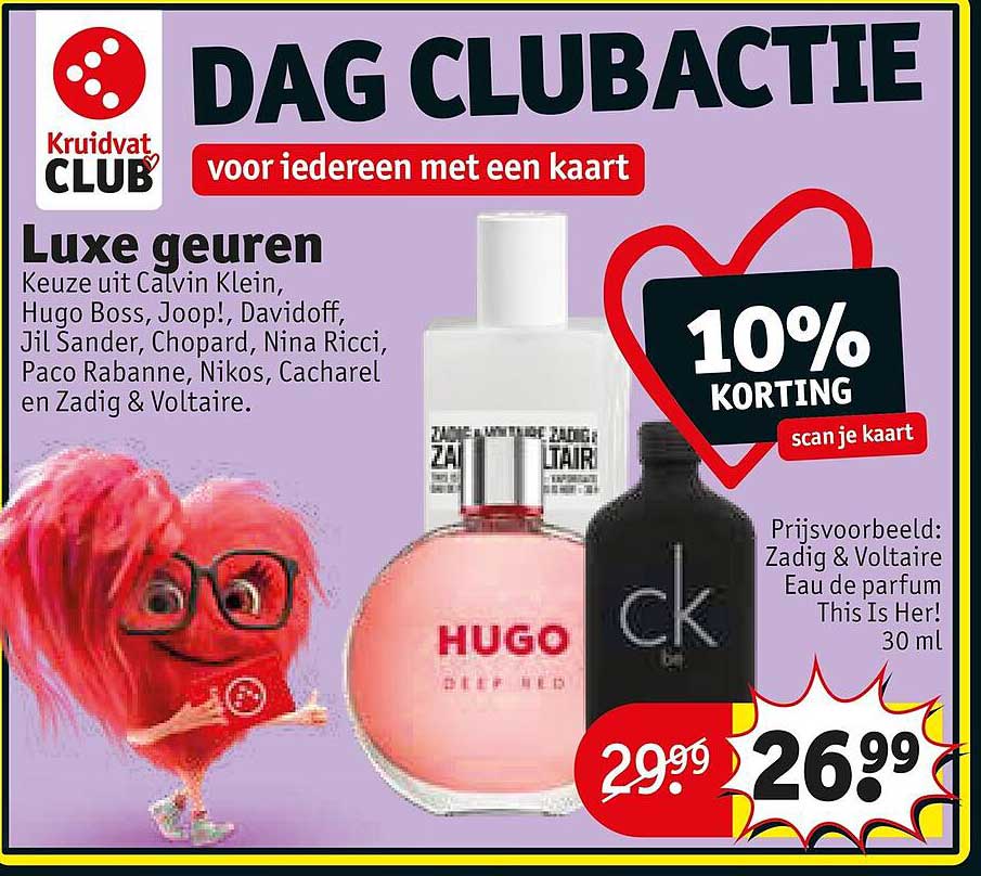 Luxe geuren 10% korting