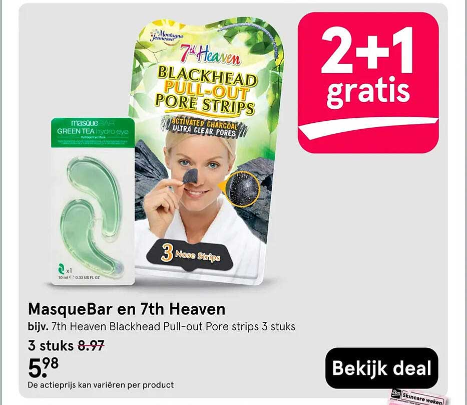 MasqueBar en 7th Heaven 2+1 gratis