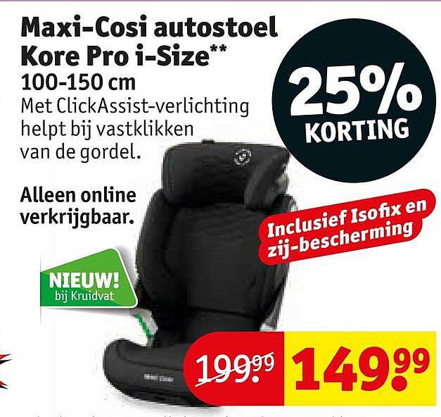 Maxi-Cosi autostoel Kore Pro i-Size** 25% KORTING