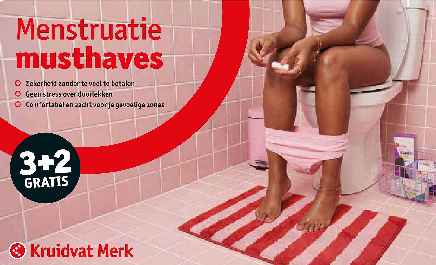 Menstruatie musthaves 3+2 GRATIS