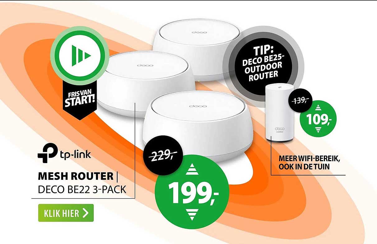 MESH ROUTER | DECO BE22 3-PACK