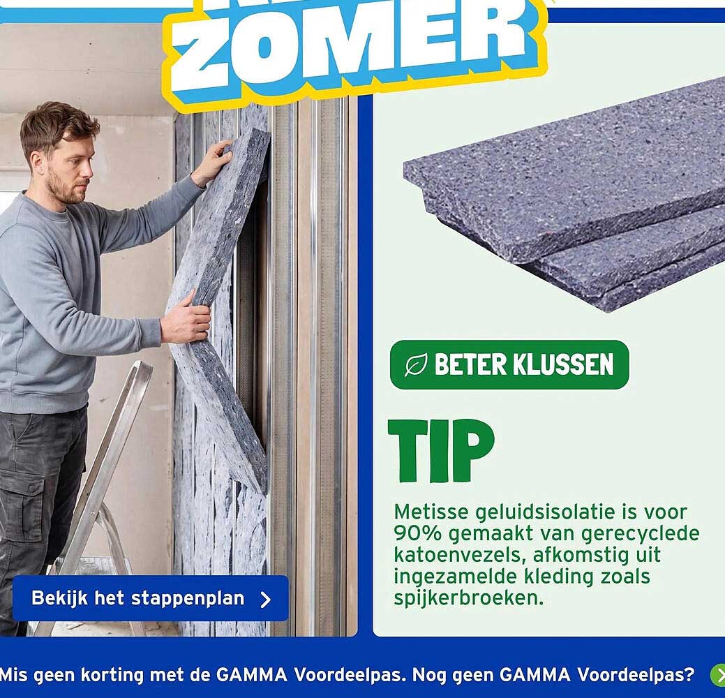 Mis geen korting met de GAMMA Voordeelpas. Nog geen GAMMA Voordeelpas?