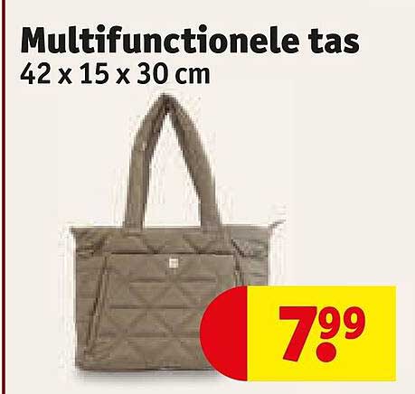 Multifunctionele tas 42 x 15 x 30 cm