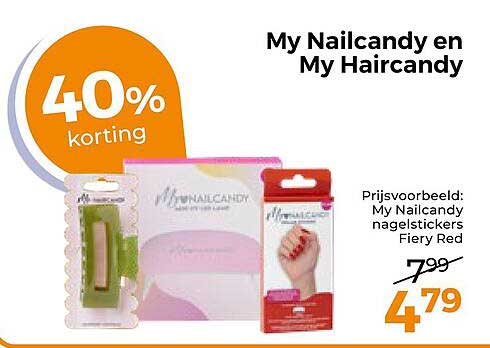 My Nailcandy en My Haircandy 40% korting