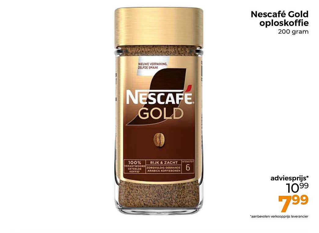 Nescafé Gold oploskoffie 200 gram