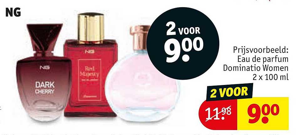 NG parfums 2 voor 9.00