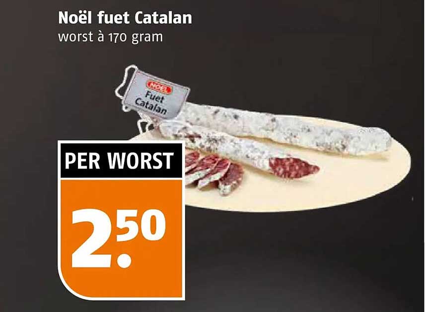 Noël fuet Catalan worst à 170 gram