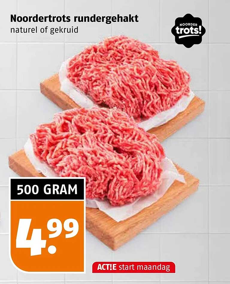 Noordertrots rundergehakt naturel of gekruid
