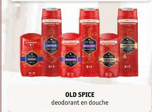 OLD SPICE deodorant en douche