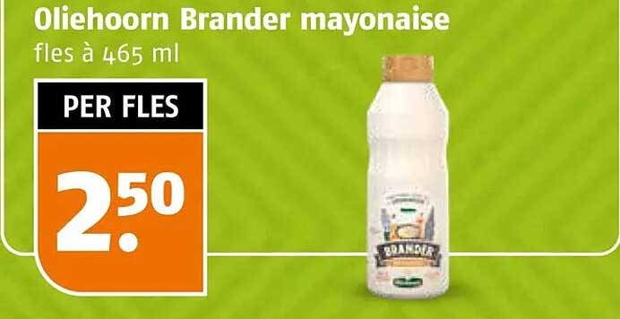 Olijhoorn Brander mayonaise fles à 465 ml