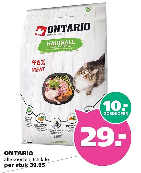 ONTARIO alle soorten, 6,5 kilo per stuk