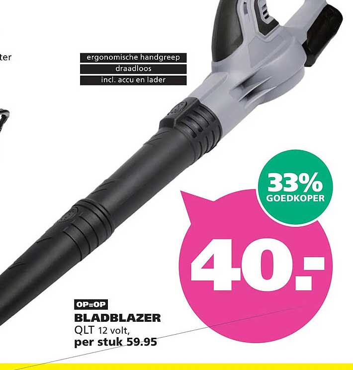 OP=OP BLADBLAZER QLT 12 volt, per stuk 59.95