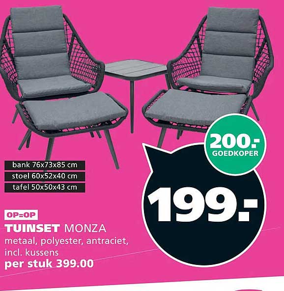 OP=OP TUINSET MONZA