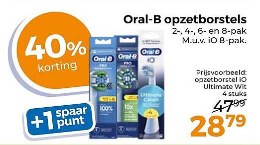 Oral-B opzetborstels