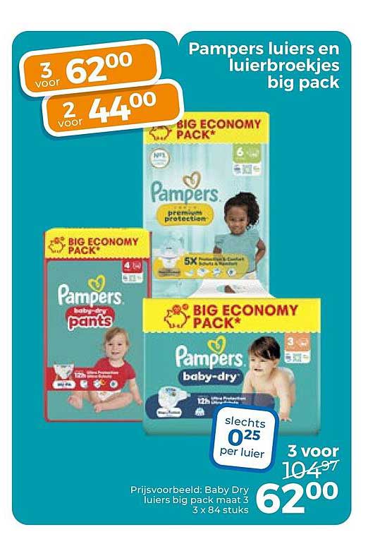 Pampers luiers en luierbroekjes big pack