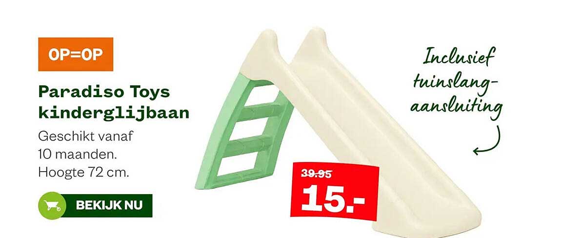 Paradiso Toys kinderglijbaan
