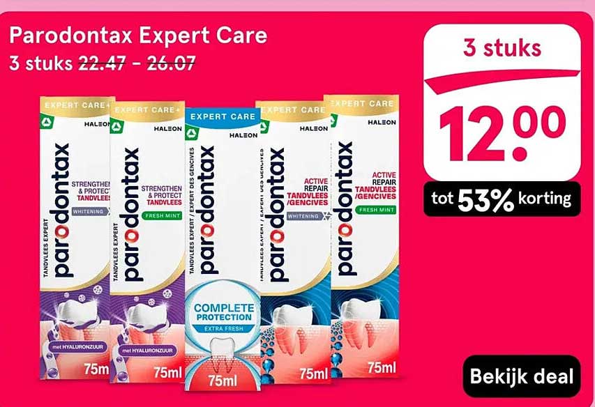 Parodontax Expert Care 3 stuks