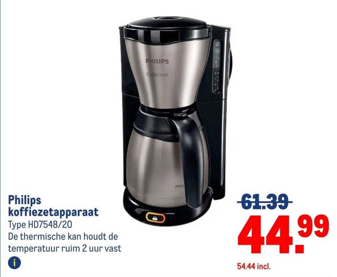 Philips koffiezetapparaat Type HD7548/20
