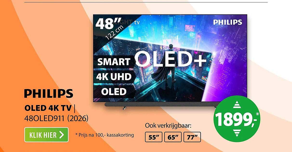 PHILIPS OLED 4K TV 480LED911 (2026)