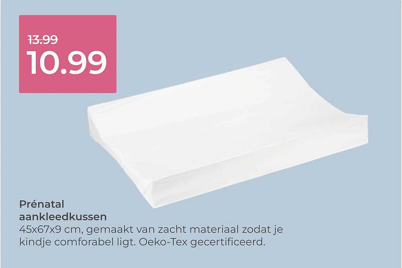 Prénatal aankleedkussen