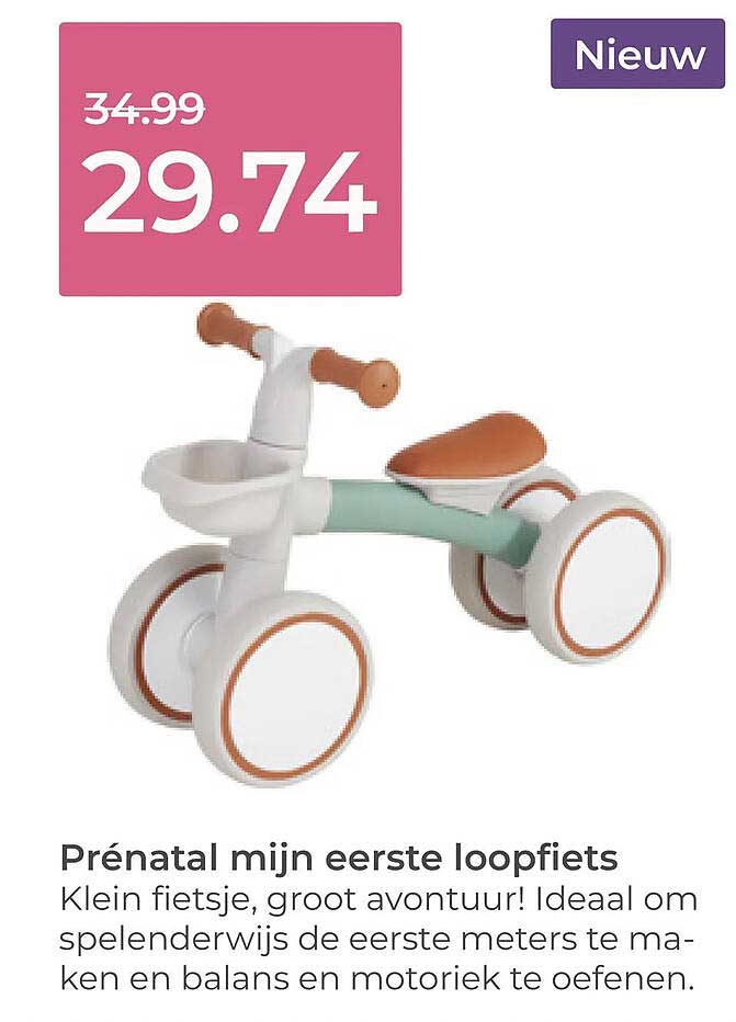 Prénatal mijn eerste loopfiets