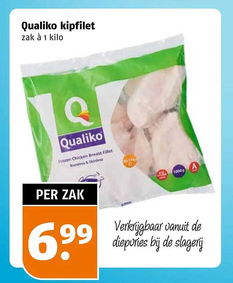 Qualiko kipfilet zak à 1 kilo