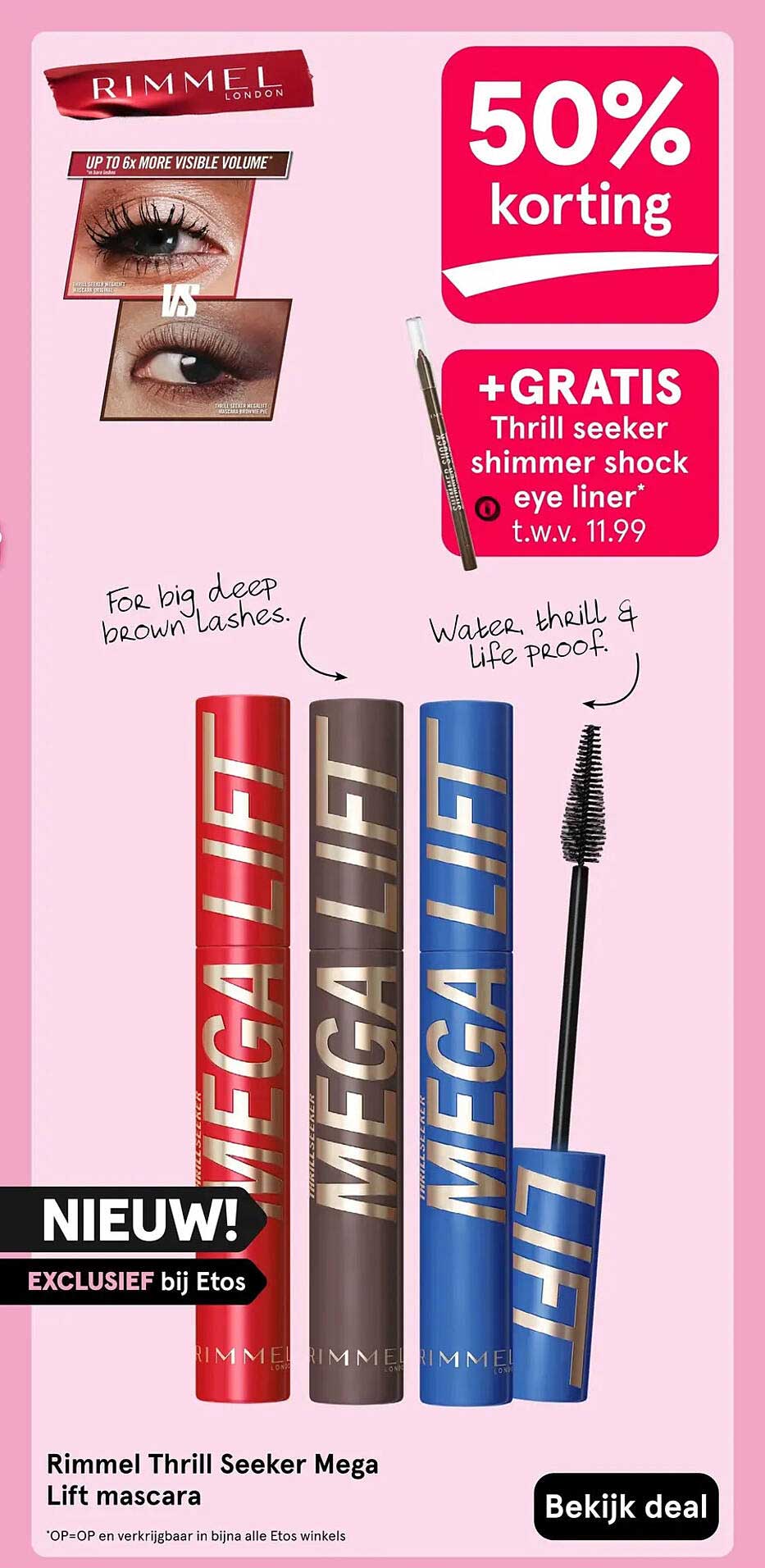 Rimmel Thrill Seeker Mega Lift mascara