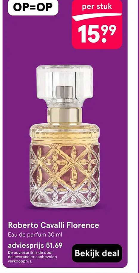 Roberto Cavalli Florence Eau de parfum 30 ml