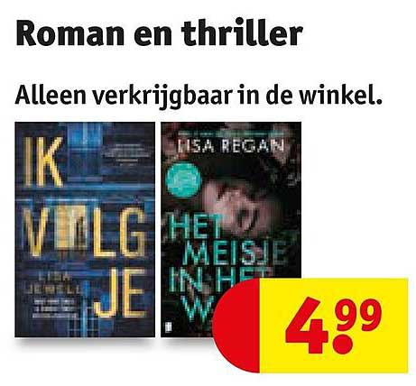 Roman en thriller Alleen verkrijgbaar in de winkel.