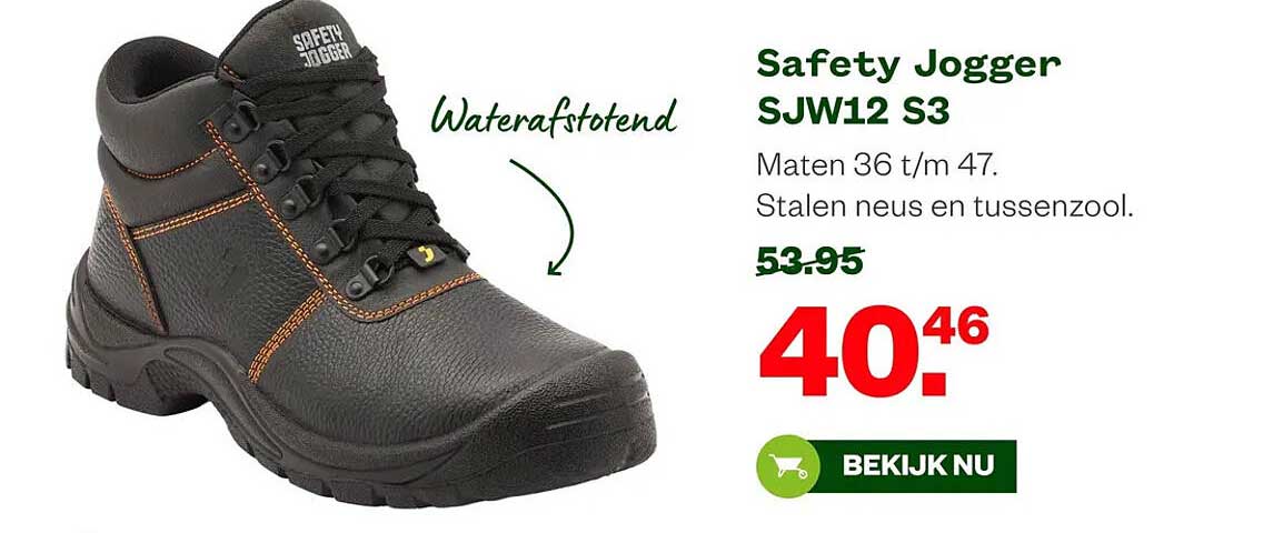 Safety Jogger SJW12 S3 Waterafstotend